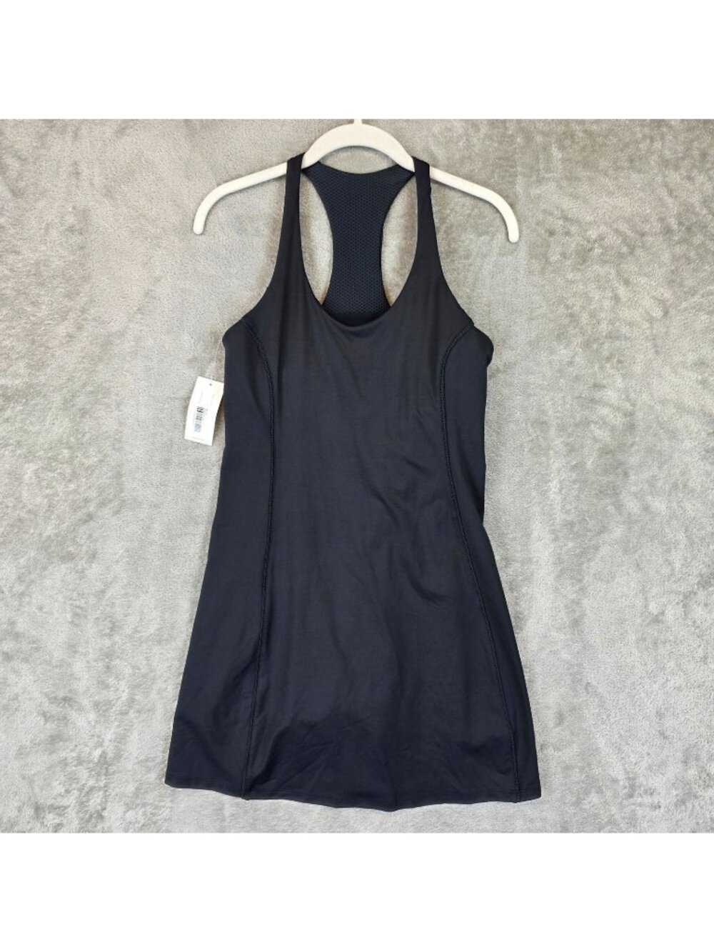 Outdoor Voices Dress Womens M Black Doing Things Racerback Tank Mini Lined